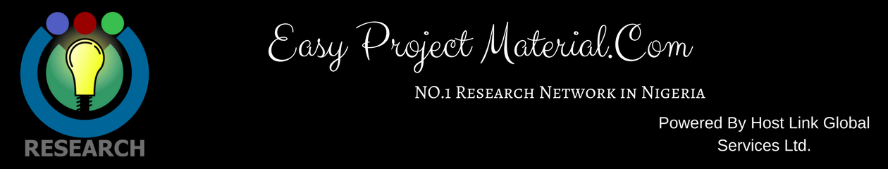 Easy Project Materials Website, Free Research Project Topics And Materials